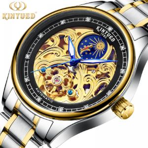 China Modern Luxury Mechanical Watches  Crystal Diamond Mechanical Wrist Watch supplier