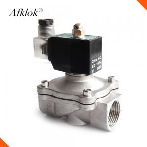 China Direct Acting Low Voltage 12V DC 1 inch Stainless Steel Water Solenoid Valve supplier