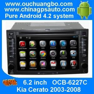 Ouchuangbo Car DVD Kia Cerato 2003-2008 Sat Navi Radio Player SD Bluetooth Android 4.4 OS