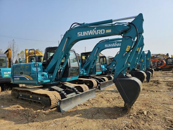 Used 9t Mini Excavator Crawler SWE90E Secondhand Mini Digger