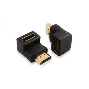 90 degree hdmi adapter,right /down angle hdmi male to female adapter
