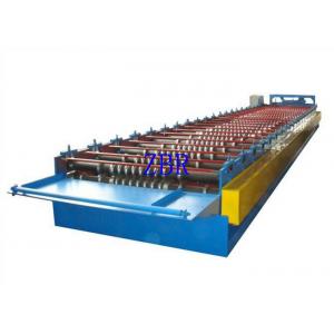China Steel Roof Panel Roll Forming Machine , Metal Roof Panel Machine Solid Shaft supplier
