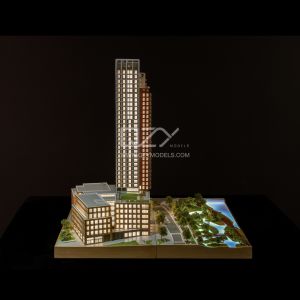 British Land Model Architectural Scale Model Miniature 1/200 for Professional Presentations and Displays