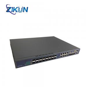 China ZIKUN GPON OLT FTTH EPON GEPON Optical Network Terminal Modem 16 PON Ports supplier