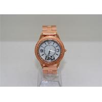 Professional 18K rose gold Diamond Quartz Watch for women eco friendly