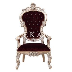 China Living Room Furniture Leisure Arm Chair Lounge Baroque Armchair supplier