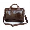 China Men Style Vintage Leather Men Briefcase Laptop Bag Messenger Bag #6086 wholesale
