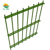China 50X200mm Opening Green Wire Mesh Fence Hot Dip Galvanized protective ability on sale