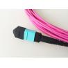 OM4 8F Fiber Optic Patch Cord MPO SC Fiber Optic Fanout Cable