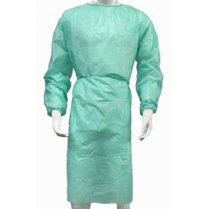 Green Surgical Gown Non Woven , Disposable Gown For Hospital OEM