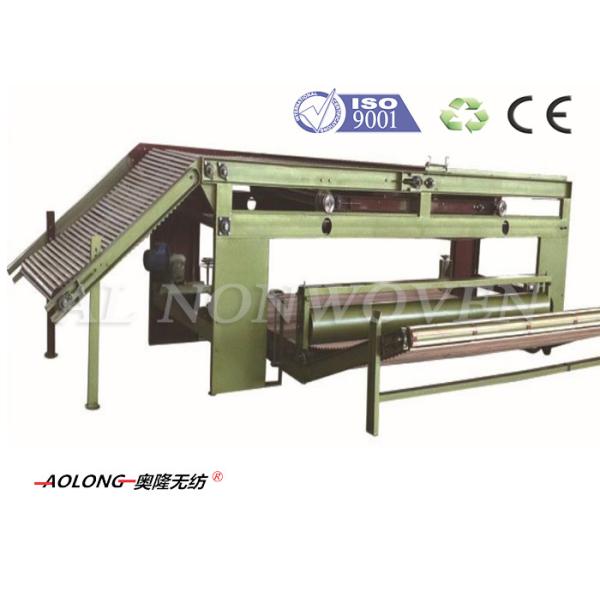 China Máquina não tecida automática 6800mm do Lapper da cruz da fibra para geotêxtil supplier