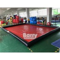 China Airtight Cleaning Inflatable Car Wash Mat / Inflatable Water Containment Mat on sale