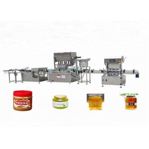 10-35 bottles/min Ketchup Filling Machine , GMP Standard Can Filling Machine