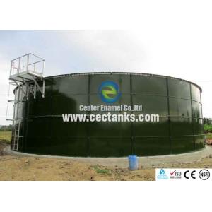China Enamelled Glass Bolted Steel Tanks / 30000 gallon water storage tank supplier