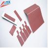 High Power LED Lights Thermal Gap Fillers , Glass Fiber Backing Conductive