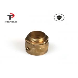 25mm Brass Male Conduit Adapter Flexible Fittings Yellow