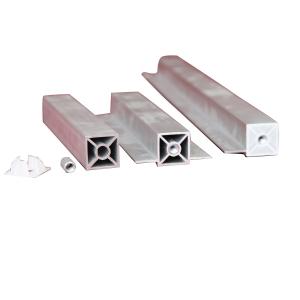 China Clear Anodize Extruded Aluminum Profiles Of Bar For Pop-Up Exhibition Stand supplier