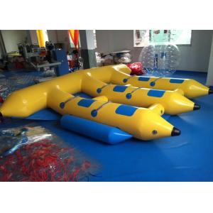 China Water Games Inflatable Fly Fishing Boats , Inflatable Banana Boat Towables supplier