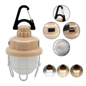 China Rechargeable 2 In 1 LED Camping Lantern 7.4x7.4x14.3cm Small LED Lantern ABS PS Plastic supplier