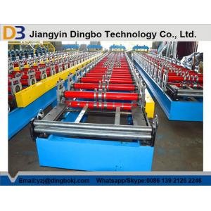 China PLC Control System Roof Sheet Making Machine Roof Iron Rolling Machine supplier
