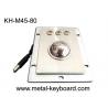 China Panel Mounted Stainless Steel Kiosk Trackball Diameter 45mm Ball Optical Encoders wholesale