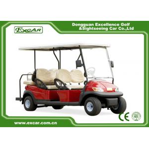 6 Seats ADC 48V 3.7KW Club Car Golf Cart With American Trojan Battery