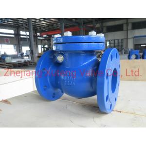 China Carbon Steel Body Flange Swing Check Valve Pn16 H44W with Reversing Flow Direction supplier