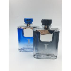 China 100ml Luxury Glass Perfume Bottle For Men Hot Stamping supplier