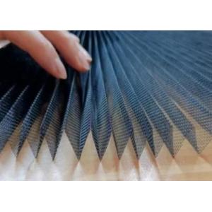 Polyester 90gsm Pleated Insect Screen For Windows