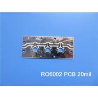 China Rogers PCB Built on RT/duroid 6002 20mil 0.508mm DK2.94 With HASL Lead Free for for sale