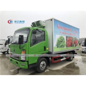 SINOTRUK HOWO Refrigerated Van Truck Thermo King Refrigerator Unit Meat Fish Vegetable Fruit Transport Truck