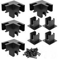 China 4x4 Post Base Wood Fence Post Base Bracket for Added Stability and Support B2B Offered on sale