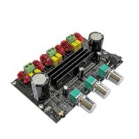 China 100W AUX Amplifier Audio Module TPA3116D2 12-24V 5.0 Digital Audio Amplifier Board on sale