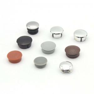 Aluminum Pipe End Caps Round AL Bronze Decorative End Cap