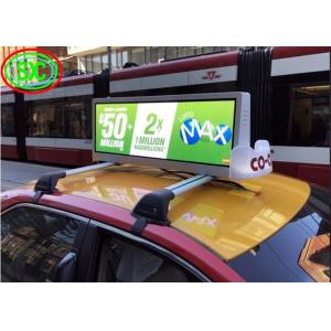 China Mobile P5 Taxi Top LED Screen Module Size 320X160mm Waterproof IP65 For Ads supplier