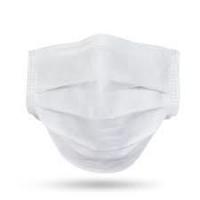 China White Color Disposable Dust Mask Non Woven + Filter Paper + Non Woven Material on sale