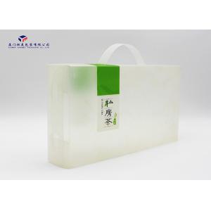 China Premium PP Hard Plastic Box Packaging For Retail Products With Handle Strip supplier