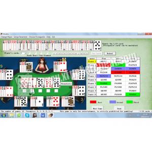China PC Flush Card Cheating Software For Analyzing Poker Results System supplier