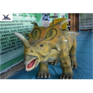 China Dinosaur Theme Park Facility Large Ride On Dinosaur Kids Attractive Riding Dinosaur supplier