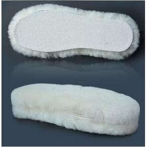 Pure Wool /Sheepskin   Insoles  ,  White Color , optional sizes