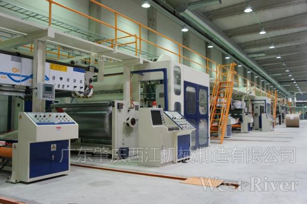 Fully Automatic 5Ply Corrugated cardboard production line intelligent steam
