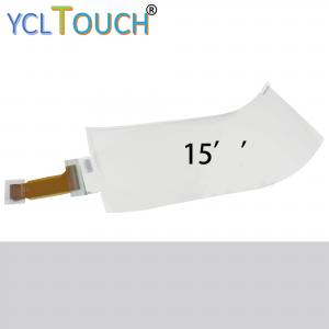 China 15 Inch Capacitive Touch Foil Film 12-20 Touch Points For Tablet / Laptop / AD Machine supplier