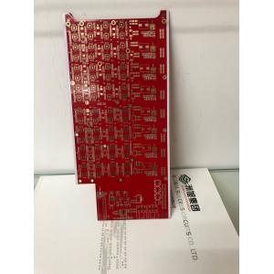 China Red Solder Mask ENIG Double Sided PCB Design 2 Oz Copper Thickness For Automobile supplier