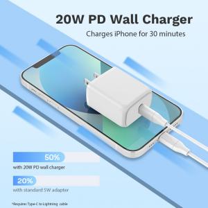 China Replaceable PD Power Adapter USB C Wall Charger 20W PC Plug supplier
