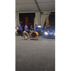 AA4C 3 Axis 6 Roller 15T Capacity Chassis Dynnamometer Machine Auto Car Vehicle Test Line Vehicle Inspection Equipments