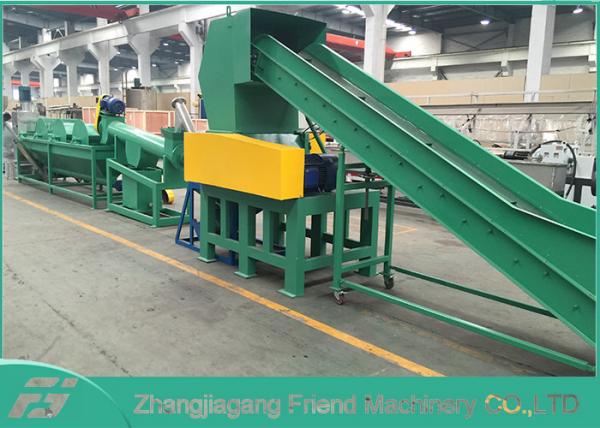 Customized Colors PET Plastic Recycling Line For Medical Bottle / Syringe