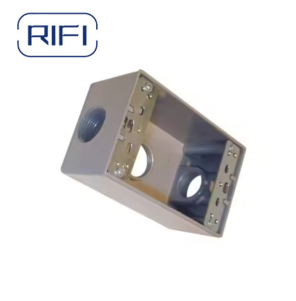 China Boîte de sortie résistante aux intempéries en aluminium Rifi 4X2  avec UL listé supplier