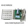 China Vandal Proof Kiosk / ATM Checking Devices Metal Numeric Keypad Outdoor , 16 Function Keys wholesale