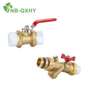 China Hot Water Union Ball Valve Normal Temperature Bypass-Valve OEM Brass for Home Plumbing supplier