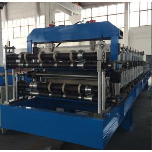 China Double Layer Sheet Metal Forming Equipment , Metal Roofing Roll Forming Machine Manual Decoiler supplier